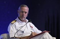 NATO's Chair of the Military Committee Admiral Rob Bauer listens during the plenary session of the Seoul Defense Dialogue in Seoul, South Korea, Sept. 11, 2024. 