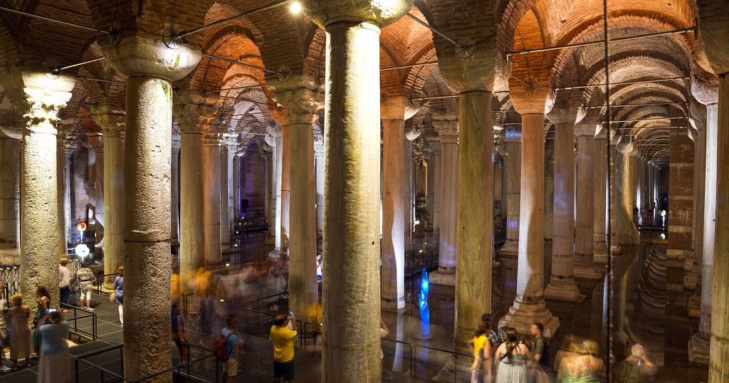 Stunning underground cistern draws tens of thousands of tourists a day in Istanbul