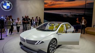 La BMW Vision Neue Klasse photographiée lors d'un salon automobile à Munich en septembre dernier.