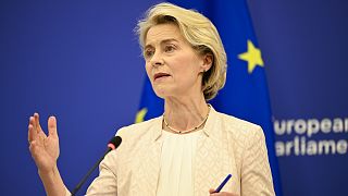 La presidente della Commissione Ue Ursula von der Leyen