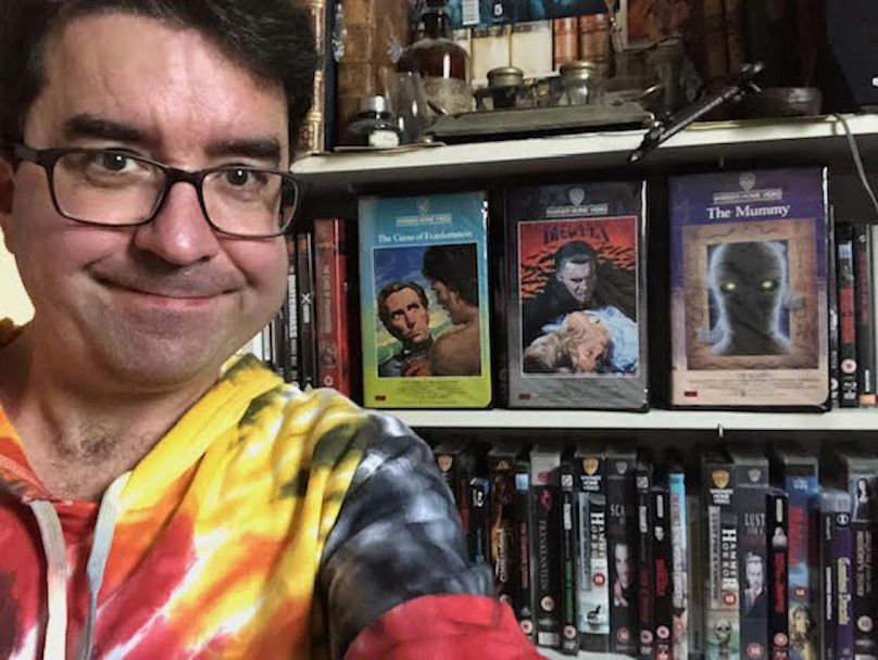 Simon's main love is VHS of Hammer Film Productions