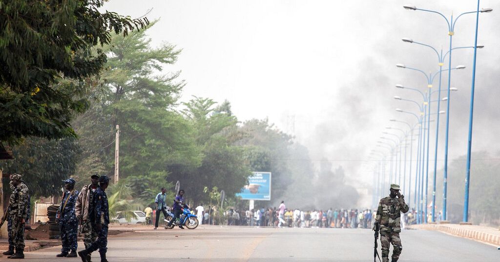 A military training camp in Mali’s capital has been attacked, the army says