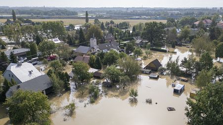 Csak a magasabb épületek látszanak