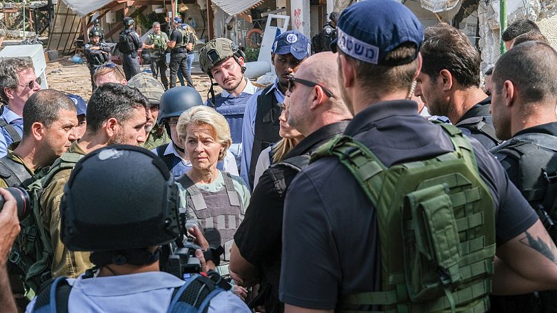 Ursula von der Leyen em Israel, 13 de outubro de 2023