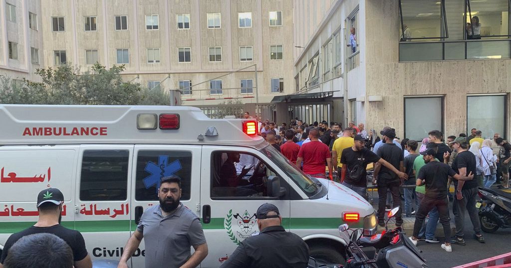 Lebanon says 8 killed and over two thousand wounded by exploding pagers