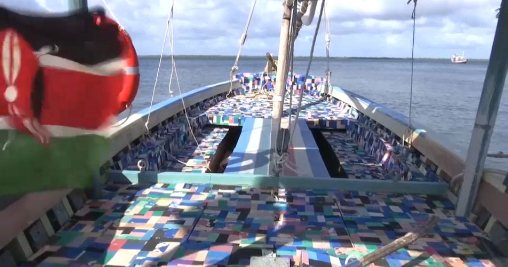 Kenya: Islanders upcycle washed up plastic waste into boats Kenya: Islanders upcycle washed up plastic waste into boats