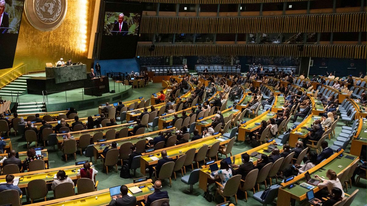 عکس آرشیوی از نشست مجمع عمومی سازمان ملل متحد