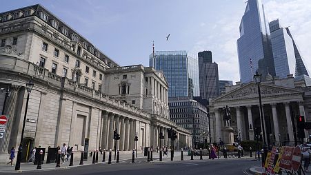 The Bank of England in London 