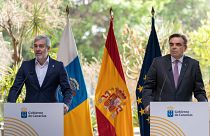 EU Commissioner Margaritis Schinas met with Canary Islands President Fernando Clavijo Batlle while on a visit to the islands.