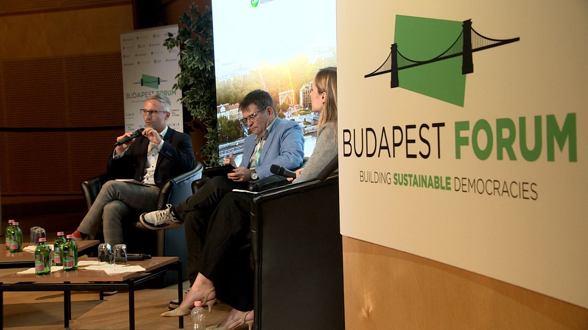 Panelbeszélgetés az amerikai elnökválasztásról a Budapest Fórumon