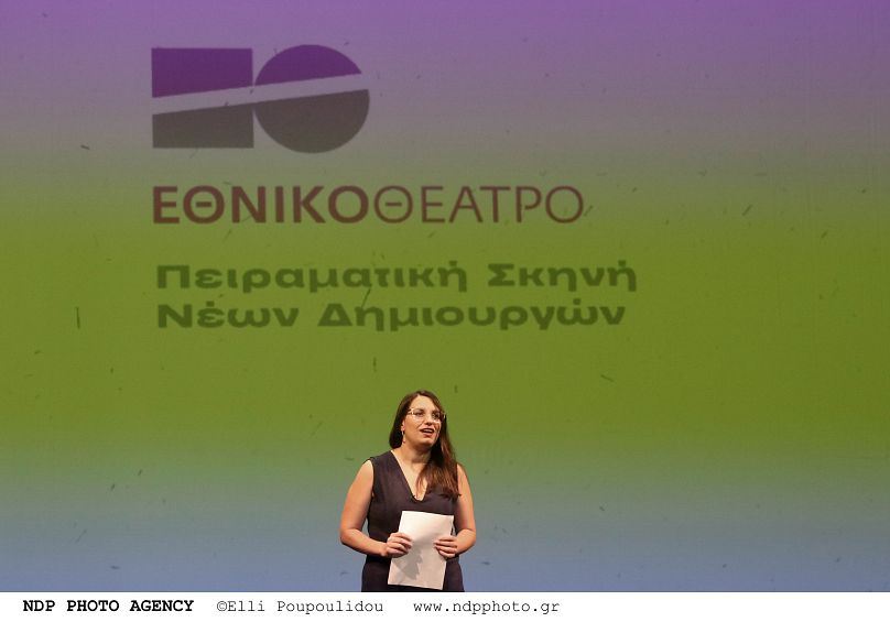 Η σκηνοθέτρια και φετινή υπεύθυνη της Πειραματικής Σκηνής, Ελένη Ευθυμίου.