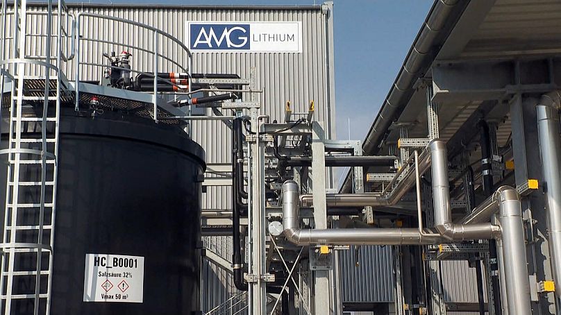 L'Usine AMG Lithium à à Bitterfeld-Wolfen, en Allemagne