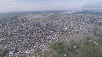 La ville nigériane de Maiduguri sous les eaux