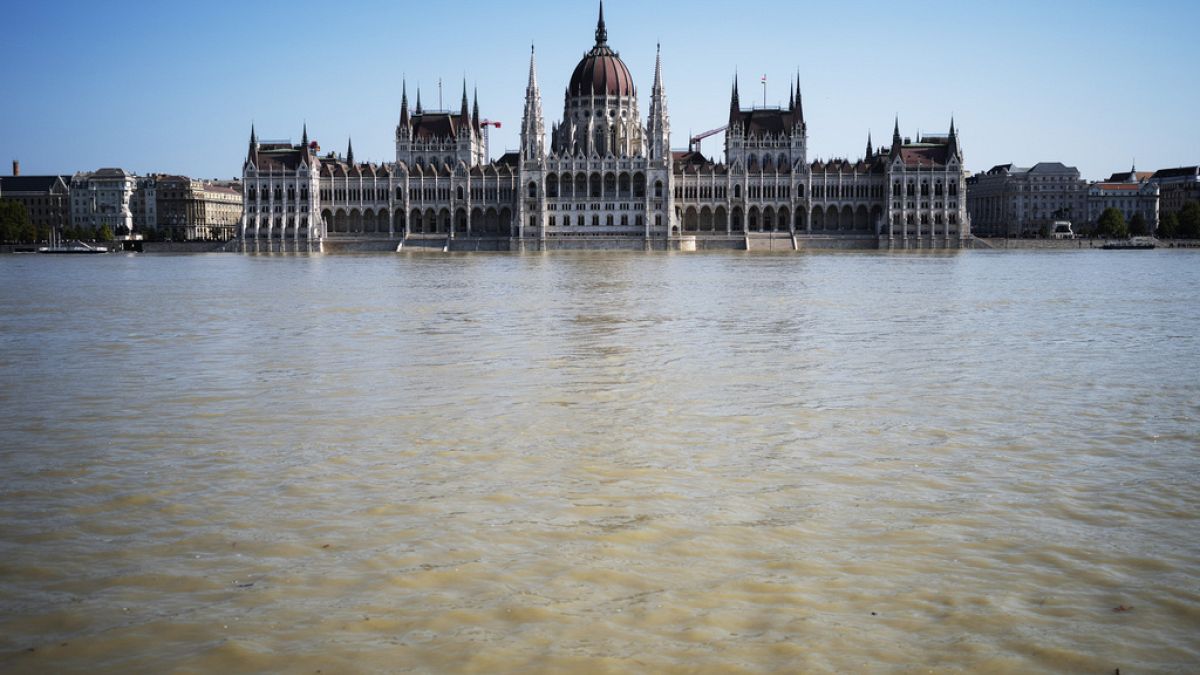 Inundaciones en Budapest.