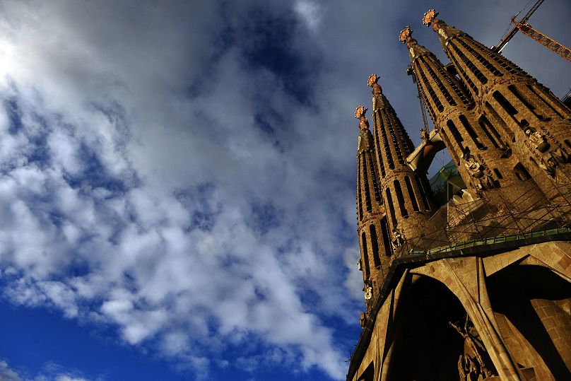 This photo taken Jan. 13, 2010 shows Antoni Gaudi's Sagrada Familia church