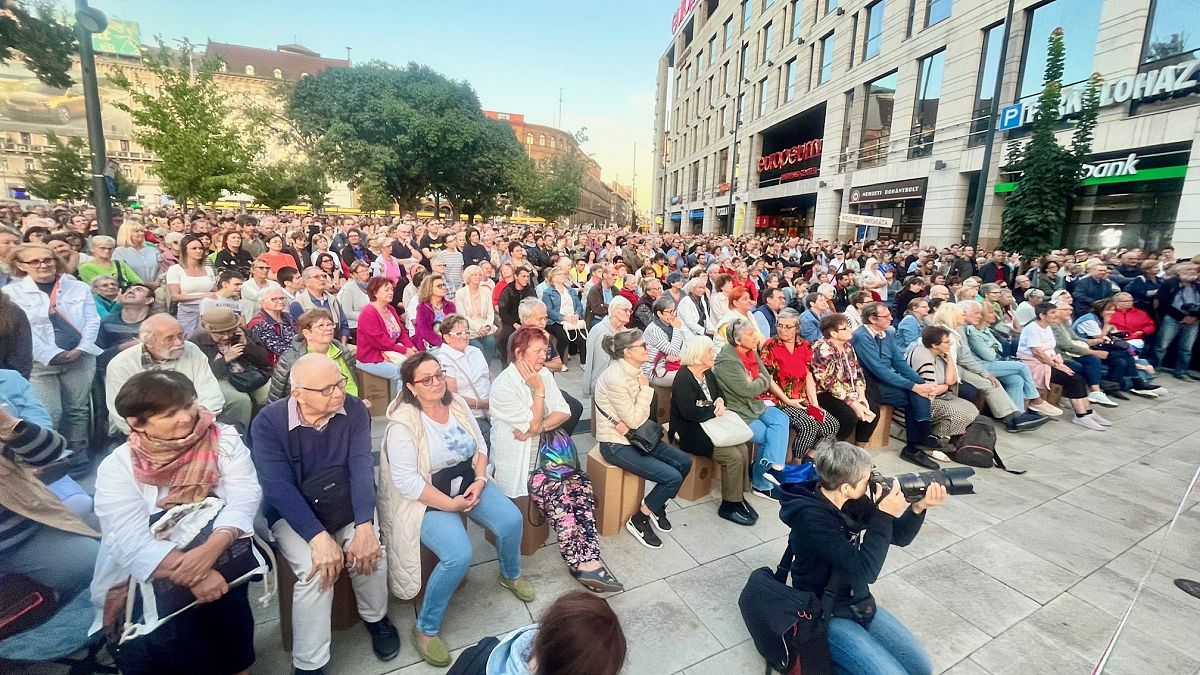 Tüntetés Iványi Gábor és a MET mellett, Budapest, 2024. szeptember 20.