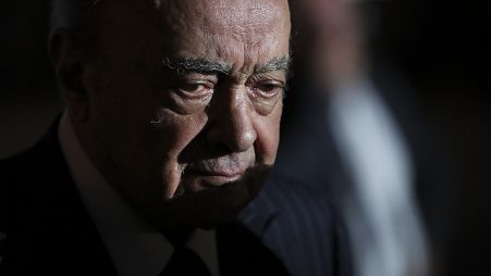 FILE: Egyptian businessman and Ritz hotel owner Mohammed Al Fayed leaves after the inauguration at the Ritz Hotel in Paris, 27 June 2016