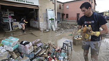 Alguns residentes da cidade de Faenza tinham acabado de reparar as suas casas depois das cheias devastadoras de 2023 quando as suas propriedades voltaram a ficar submersas esta semana. 