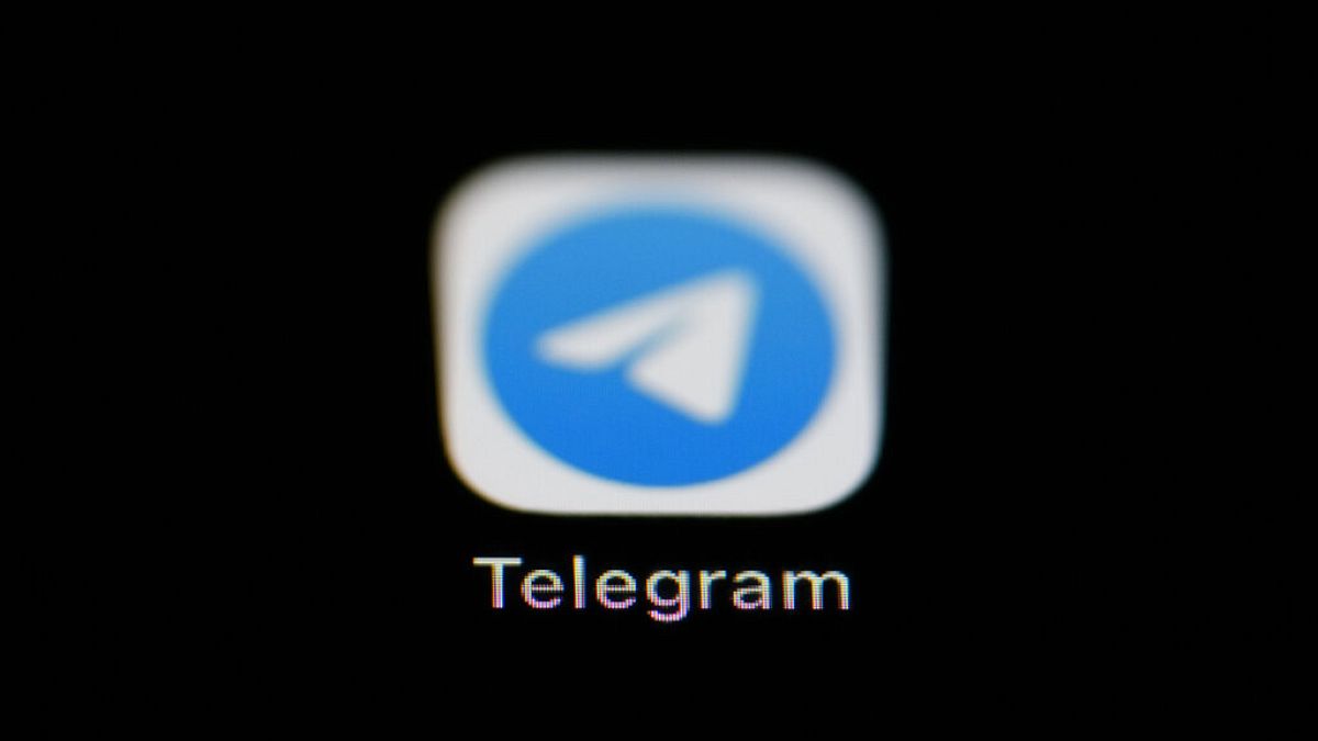 Telegram uygulamasının logosu, 17 Ekim 2022