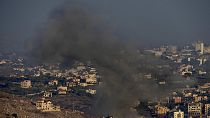 De nouveaux raids israéliens ont frappé lundi matin le sud Liban, ici le village de Kfar Rouman.