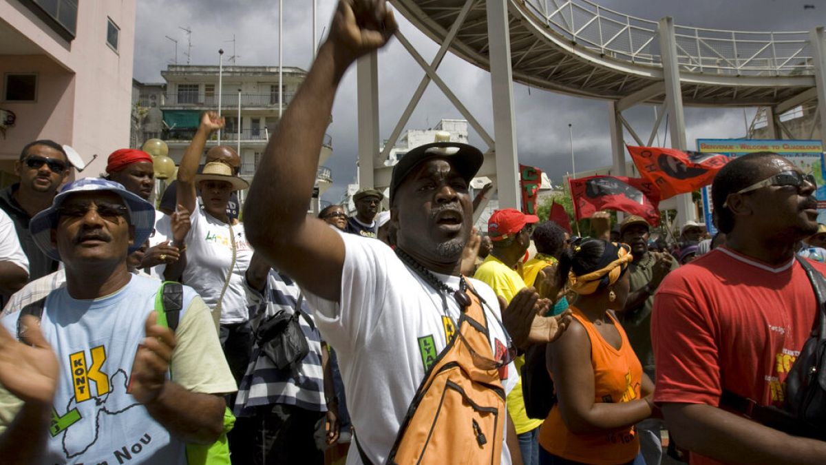 France sends forbidden anti-riot force to Martinique as thousands defy protest ban