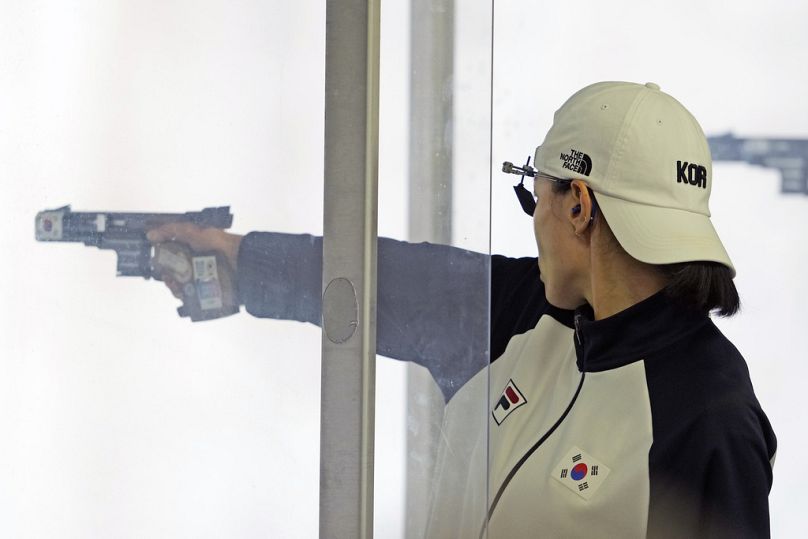 South Korean pistol shooter Kim Ye-ji won particular fame after a video clip from an earlier competition went viral.