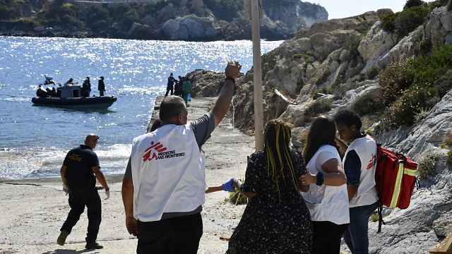 Two dead, 22 rescued after migrant boat capsizes in rough seas near ...