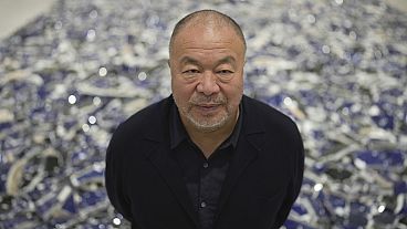 Ai Weiwei at London's Design Museum in 2023.