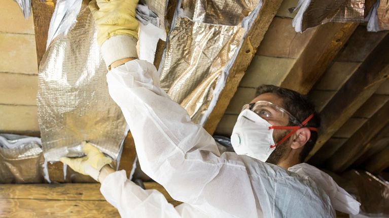 Insulating homes could slash bills and emissions. Insulating homes could slash bills and emissions.