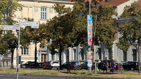 Cartazes da AfD em Potsdam