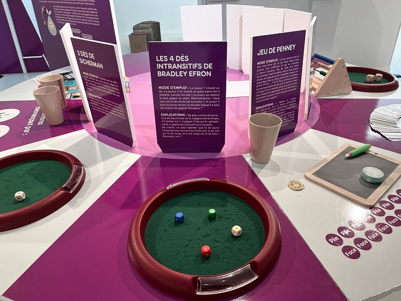 The latest temporary exhibition focuses on probability and is appropriate for visitors 8 and over.