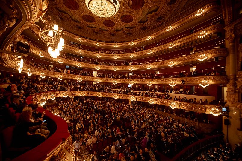 El público del Gran Teatro del Liceo.