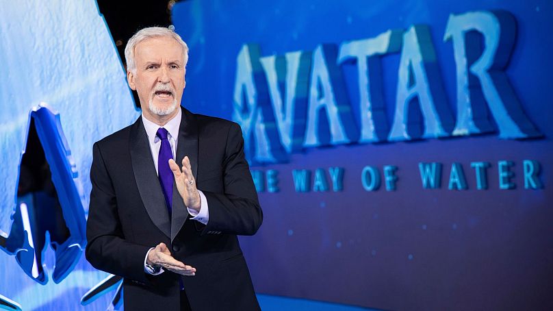 James Cameron at the World premiere of 'Avatar: The Way of Water' - London, December 2022