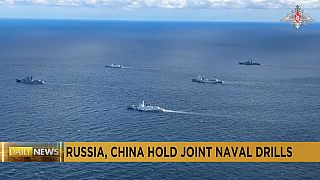 Russia and China strengthen ties with military drills in Okhotsk