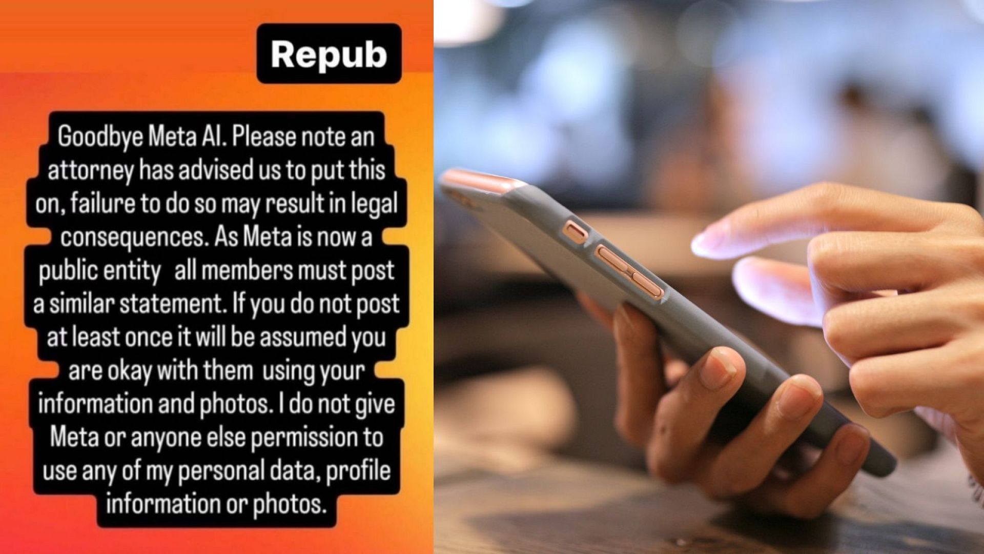 No, the viral 'Goodbye Meta AI' post on Instagram won't protect your