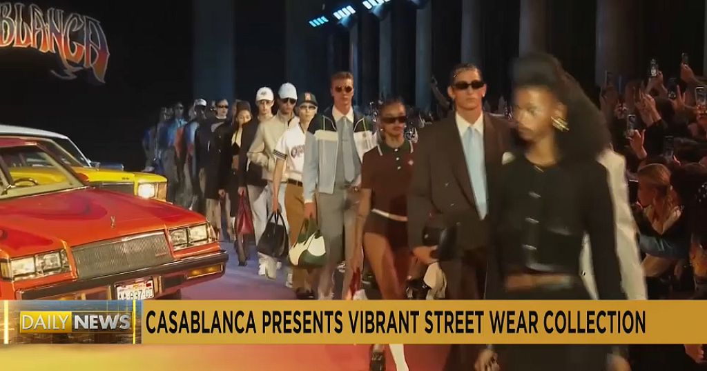 Casablanca presents vibrant street wear collection