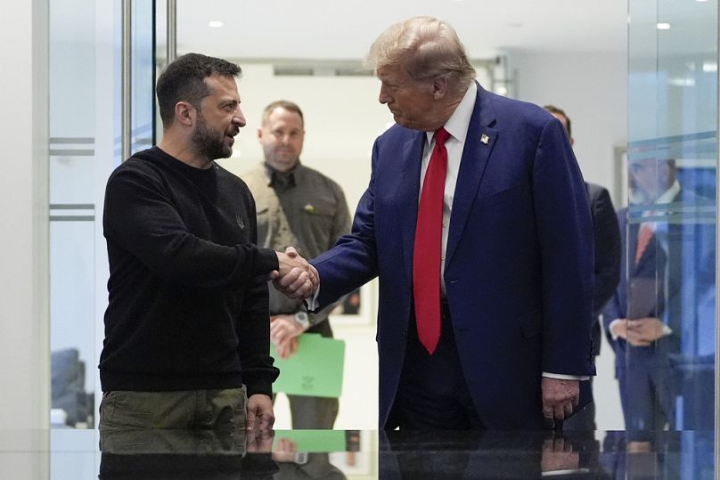 Donald Trump e Volodymyr Zelenskyy encontraram-se em Nova Iorque em setembro