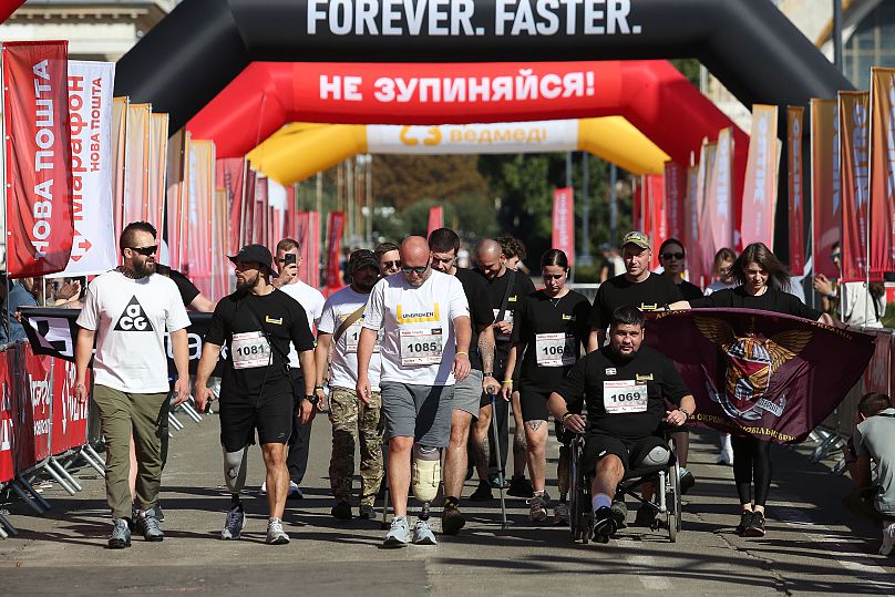 Nova Post Primer maratón sin barreras en Kiev.