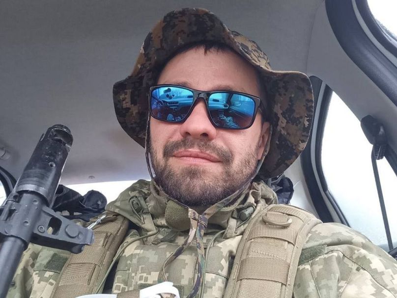 Dmytro in the Territorial Defence Forces.