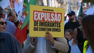 Manifestazione contro l'immigrazione a Porto