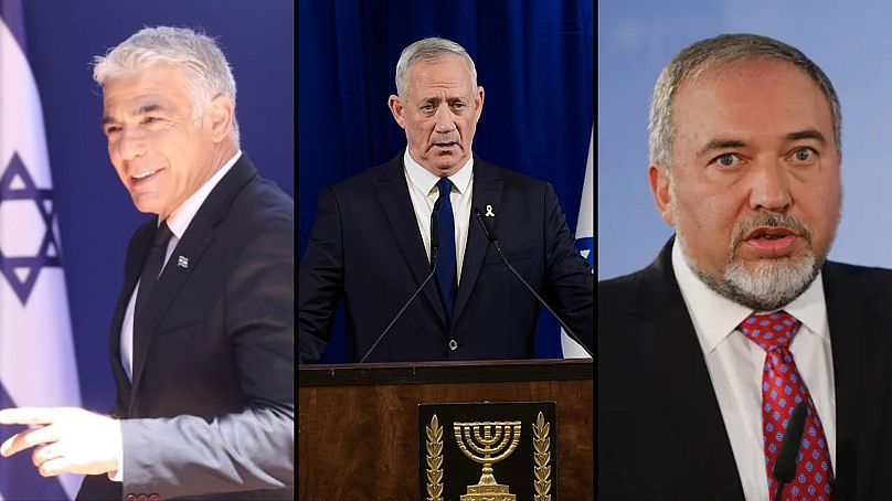 Lapid, Gantz és Lieberman