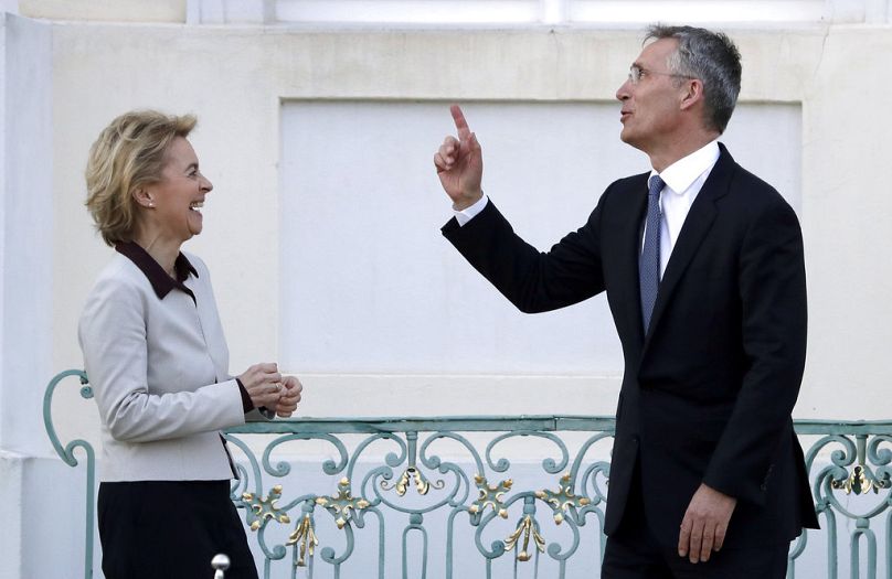 von der Leyen és Stoltenberg 