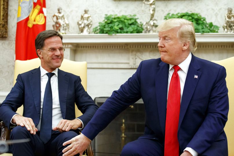 Rutte és Trump 2019-ben