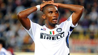 Why has Samuel Eto'o been sanctioned by FIFA?