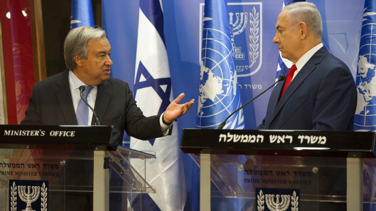 Banning the Secretary-General of the United Nations from entering Israel euronews