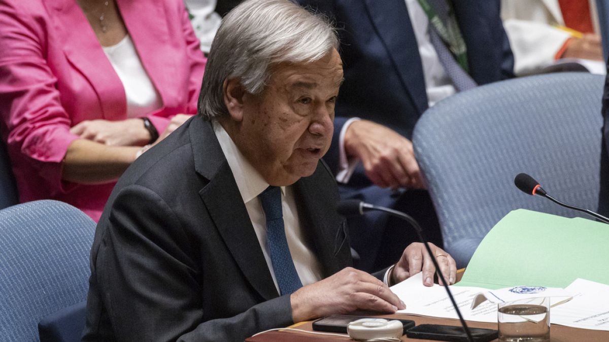 Antonio Guterres zum "persona non grata" in Israel erklärt