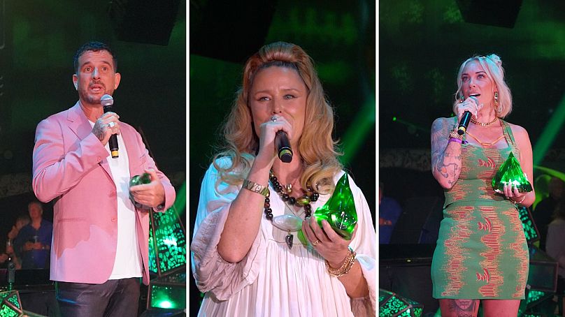 Luciano, Róisín Murphy, Sam Divine collect awards at the 2024 DJ Awards, Ibiza, Spain, 2 October. 