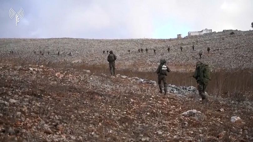 Une image de troupes israéliennes au Sud-Liban.