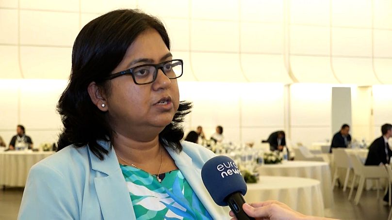 Aditi Mukherji, directrice de la plateforme CGIAR sur l'impact du climat. 