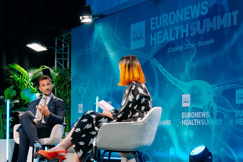 Nedim Pipc, SVP at Boehringer Ingelheim on The Big Question live at the Euronews Health Summit